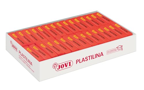 Jovi Plastilina, 30 Tabletten 50 g, Rot-Gehäuse (7005) von Jovi