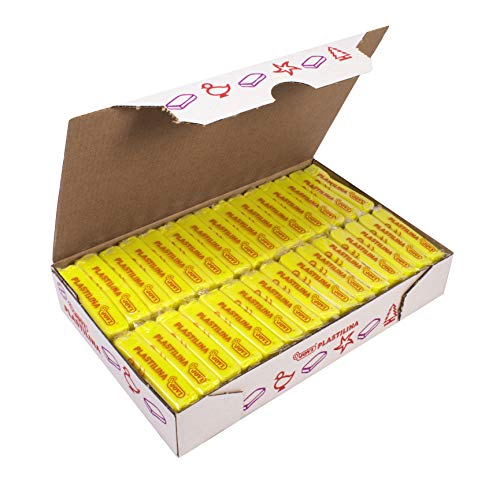 Jovi Plastilina, 30 Tabletten 50 g, gelb-Gehäuse (7002) von Jovi