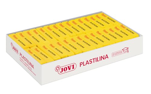 Jovi Plastilina, 30 Tabletten 50 g, gelb-Gehäuse (7002) von Jovi