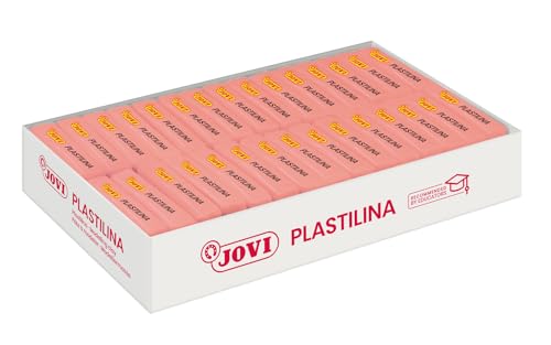 Jovi Plastilina, 30 Tabletten 50 g, hautfarben-Gehäuse (7008) von Jovi