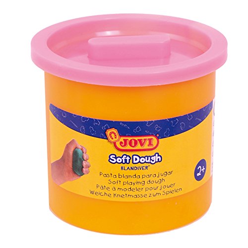 Jovi – Soft Dough Blandiver, 5 Dosen, 110 g Box, Pink (45008) von Jovi