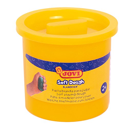 Jovi – Soft Dough Blandiver, 5 Dosen, 110 g Box, gelb (45002) von Jovi