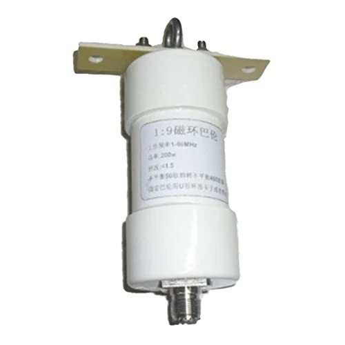 Jowsst 1 Stück 1:9 Balun 200 W Kurzwellen-Balun HAM Langdraht-HF-Antenne -SDR 1–56 MHz NOX-150 Magnetisch von Jowsst