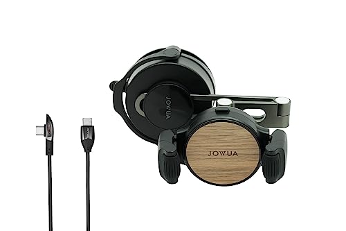 Jowua 6D Tesla kompatible unsichtbare faltbare Autohalterung (Qi2 Universal-Rollenhalterung), kompatibel mit Tesla Tesla Model 3/Y, Modell S/X Plaid von Jowua