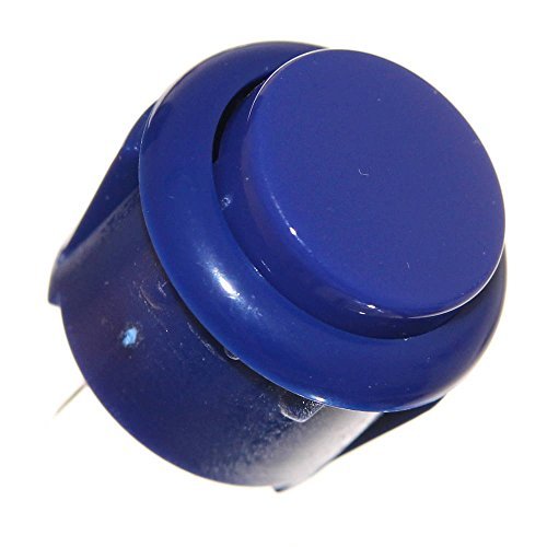 1Stück 27mm Taster Gehäuse mit Microswitch Rund Einbau Button Game Slotmachine Reparatur Farbwahl Neu Joy-Button (Blau) von Joy-Button