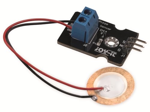 Joy-it Vibrationssensor SEN-VIB01 - Keramikvibrationssensor - Analog-Signal - Piezoelektrischer Effekt - Schwarz Joy-it Vibrationssensor SEN-VIB01 - Keramikvibrationssensor - Analog-Signal - Piezoelektrischer Effekt - Schwarz von Joy-it
