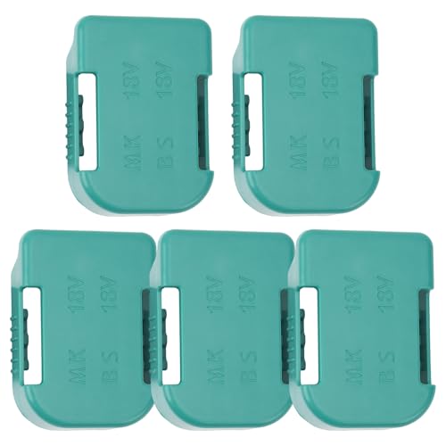 18V Powerbank Geräte Wandhalterung, 5er Pack, Akku-Aufbewahrungsgestell kompatibel mit Makita 18V Lithium-Ionen Werkzeugakku BL1860 BL1850 BL1840 BL1830 BL1820 BL1815N von Joyan
