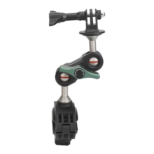 Joyance Action-Kamera-Lenkerhalterung, 360-Grad-Drehung, Klemmhalter aus Aluminiumlegierung mit 1/4-Zoll-Schraube, Motorrad und Fahrrad kompatibel, Design Joyance Action-Kamera-Lenkerhalterung, 360-Grad-Drehung, Klemmhalter aus Aluminiumlegierung mit 1/4-Zoll-Schraube, Motorrad und Fahrrad kompatibel, Design von Joyance