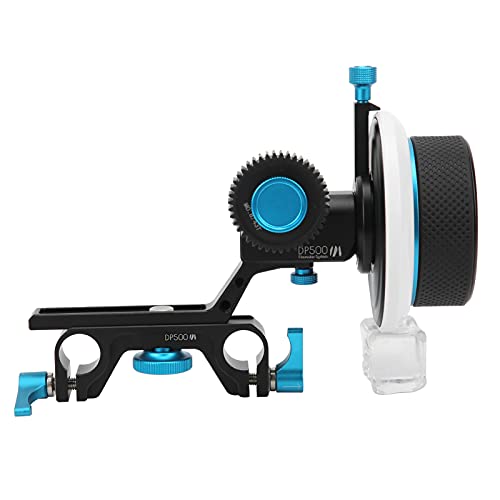 Joyance FOTGA DP500III DSLR-Kamera Follow Focus, Metall Follow Focus mit Zahnkranz Gürtel für 15 mm Rail Rod Rig, Schnellwechsel-Kamera-Accory von Joyance