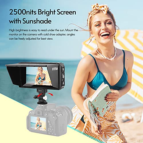 Joyance Fotga E50S 4K On-Kamera Feldmonitor, 5 Zoll Touch IPS Bildschirm, 2500 Nits Brightn, HDMI, 3G-SDI, 3D LUT, USB Upgrade für DSLR Kamera und Camcorder Joyance Fotga E50S 4K On-Kamera Feldmonitor, 5 Zoll Touch IPS Bildschirm, 2500 Nits Brightn, HDMI, 3G-SDI, 3D LUT, USB Upgrade für DSLR Kamera und Camcorder von Joyance