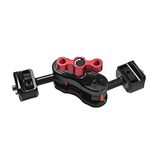 Joyance Gelenkiger magischer Arm, flexibler Monitorhalterungsadapter, Aluminiumlegierung mit Dual 1/4 Zoll Schrauben, 360° drehbar für Feldmonitor, LED-Licht, Kamerakäfig Joyance Gelenkiger magischer Arm, flexibler Monitorhalterungsadapter, Aluminiumlegierung mit Dual 1/4 Zoll Schrauben, 360° drehbar für Feldmonitor, LED-Licht, Kamerakäfig von Joyance