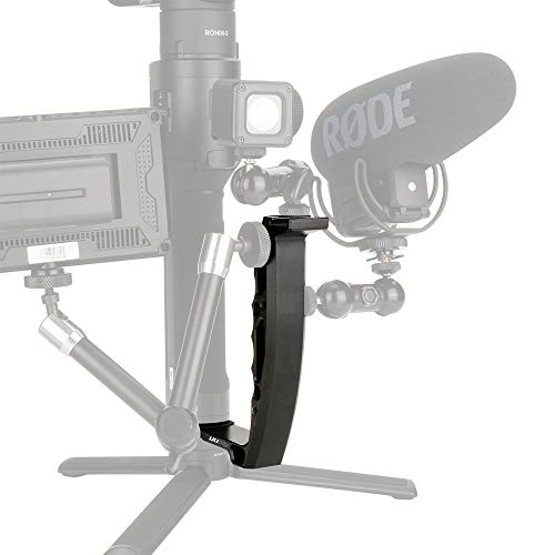 Joyance Gimbal L-Halterung aus Aluminiumlegierung, Griff-Stabilisator, 1/4-Zoll-Schraube mit Kaltschuh-Halterung für Ronin-S, Crane 2/3, Feiyu AK4000/AK2000, Moza Air 2 Joyance Gimbal L-Halterung aus Aluminiumlegierung, Griff-Stabilisator, 1/4-Zoll-Schraube mit Kaltschuh-Halterung für Ronin-S, Crane 2/3, Feiyu AK4000/AK2000, Moza Air 2 von Joyance