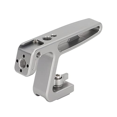 Joyance Kamera-Griff oben, Aluminiumlegierung mit 1/4 und 3/8 Schraubenlöchern, Kaltschuhhalterung kompatibel, Mini-Handgriff für Kamerakäfig, leicht, tragbar Joyance Kamera-Griff oben, Aluminiumlegierung mit 1/4 und 3/8 Schraubenlöchern, Kaltschuhhalterung kompatibel, Mini-Handgriff für Kamerakäfig, leicht, tragbar von Joyance
