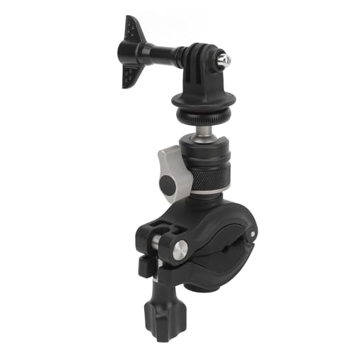 Joyance Kamera Motorrad Halterung Klemme, 360° Drehung, Anti-Shake, 1/4 Zoll Adapter, Lenker-Kamerahalterung Halter für Action-Kamera, Aluminium, Schwarz Joyance Kamera Motorrad Halterung Klemme, 360° Drehung, Anti-Shake, 1/4 Zoll Adapter, Lenker-Kamerahalterung Halter für Action-Kamera, Aluminium, Schwarz von Joyance