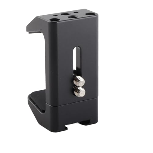 Joyance Powerbank Halterung aus Aluminiumlegierung, universelle Powerbank Mount Clamp für Kamera, feste Klemme mit 1/4 Zoll Schraubenloch und Kaltschuhhalterung, tragbares Design Joyance Powerbank Halterung aus Aluminiumlegierung, universelle Powerbank Mount Clamp für Kamera, feste Klemme mit 1/4 Zoll Schraubenloch und Kaltschuhhalterung, tragbares Design von Joyance
