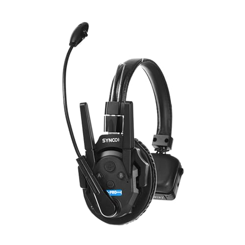 Joyance Xtalk XPro1 Wirel Intercom Headset System, 2.4G Wirel Headset mit Mikrofon, 500M Übertragung, 3,5 mm Echtzeitüberwachung für Filmemachen und Rundfunk von Joyance
