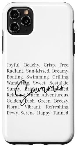 Joyful Sun-Kissed Dreamy Grillen Sommer hell nostalgisch Hülle für iPhone 11 Pro Max von Joyful Radiant Sun-Kissed Summer Days Relaxing