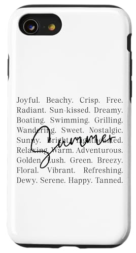 Joyful Sun-Kissed Dreamy Grillen Sommer hell nostalgisch Hülle für iPhone SE (2020) / 7 / 8 von Joyful Radiant Sun-Kissed Summer Days Relaxing