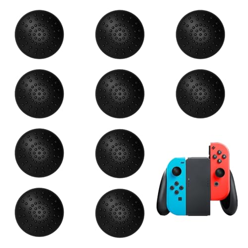Joynine Ersatzkappe für Controller Switch Joystick Kappen 5Paar TPU Joystick-Daumenkappen für Nintendo Switch/Lite Zubehör Switch Daumengriffe Controller Anti Rutsch Design Einfache Installation Joynine Ersatzkappe für Controller Switch Joystick Kappen 5Paar TPU Joystick-Daumenkappen für Nintendo Switch/Lite Zubehör Switch Daumengriffe Controller Anti Rutsch Design Einfache Installation von Joynine