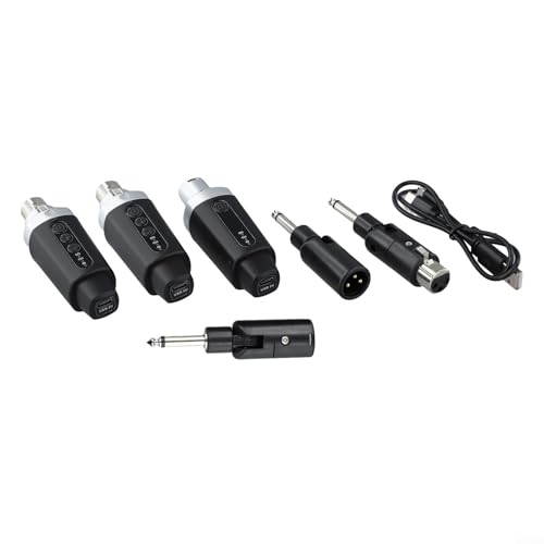 Audiophile's Choice Professional Grade 2 4 GHz XLR Wireless für Mikrofon-Konvertierungsset (1 in 2) von JoyousMall