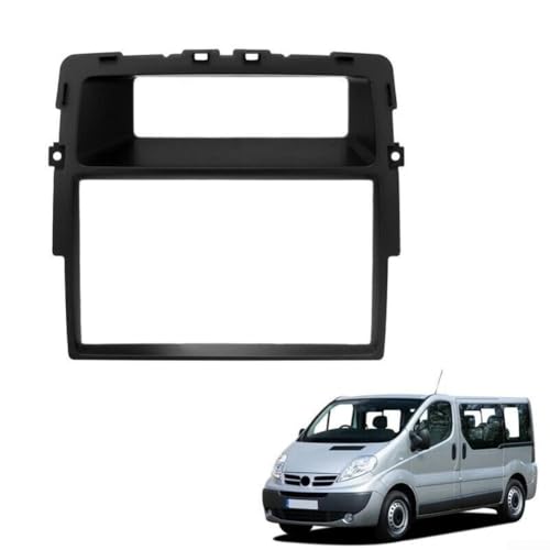 Doppel-DIN-Autoradio-DVD-/Stereo-Radio-Player, Faszienrahmen, GPS-Player-Halterung für Opel für Vivaro für Renault für Trafic II für Installa Doppel-DIN-Autoradio-DVD-/Stereo-Radio-Player, Faszienrahmen, GPS-Player-Halterung für Opel für Vivaro für Renault für Trafic II für Installa von JoyousMall