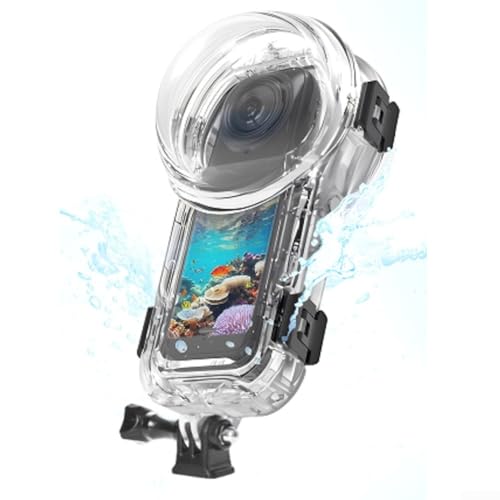 Invisible Dive Case für Insta 360 X5, Wasserdichtes Tauchgehäuse Schutzhülle bis zu 60m für Unterwassertauchen und Schwimmen, Kratzfest Invisible Dive Case für Insta 360 X5, Wasserdichtes Tauchgehäuse Schutzhülle bis zu 60m für Unterwassertauchen und Schwimmen, Kratzfest von JoyousMall