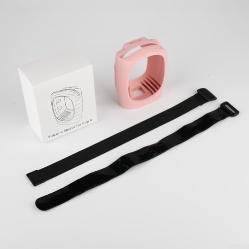 Silikon-Schutzhülle für JBL CLIP4, wasserdicht, tragbar, Bluetooth-Lautsprecher, Schutzhülle, stoßfest, staubdicht, für Outdoor-Aktivitäten (Rosa) von JoyousMall