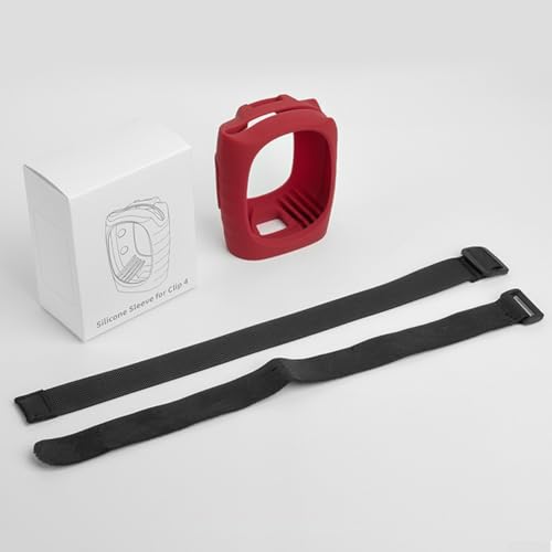 Silikon-Schutzhülle für JBL CLIP4, wasserdicht, tragbar, Bluetooth-Lautsprecher, Schutzhülle, stoßfest, staubdicht, für Outdoor-Aktivitäten (rot) von JoyousMall