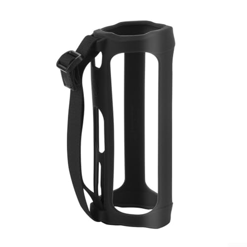 Silikon-Schutzhülle für JBL Flip5 Tragbarer Bluetooth-Lautsprecher, Silikon-Schutzhülle Anti-Kratzer und Anti-Schock für Outdoor-Aktivitäten (Schwarz) von JoyousMall
