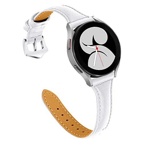 JOYOZY [Upgrade kompatibel mit Samsung Galaxy Watch 6/5/Galaxy Watch 4/Active2 Watch Band 40 mm/44 mm, Echtlederarmband mit 20 mm Schnellverschluss, für Galaxy Watch 3 41 mm/Galaxy Watch FE/7 40 mm/44 JOYOZY [Upgrade kompatibel mit Samsung Galaxy Watch 6/5/Galaxy Watch 4/Active2 Watch Band 40 mm/44 mm, Echtlederarmband mit 20 mm Schnellverschluss, für Galaxy Watch 3 41 mm/Galaxy Watch FE/7 40 mm/44 von Joyozy