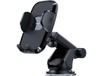 Joyroom Autotelefonhalter mit ausziehbarem Teleskoparm für Armaturenbrett und Windschutzscheibe schwarz (JR-ZS259) von Joyroom