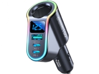 Joyroom Joyroom schnelles Autoladegerät 4in1 USB-A QC3.0 / 2xUSB-C PD 150W schwarz (JR-CL21) von Joyroom