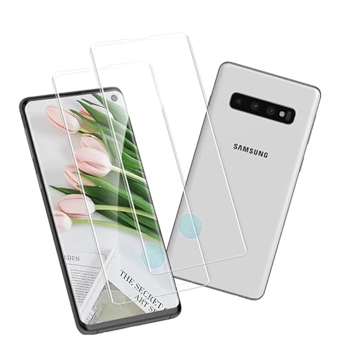 Joywing für Schutzfolie Samsung Galaxy S10 Panzerglas, 9H Kratzfest Folie Samsung S10 Displayfolie, mit Samsung Galaxy S10 Schutzglas Displayschutz, Hohe Empfindlichkeit, 2 Stück von Joywing