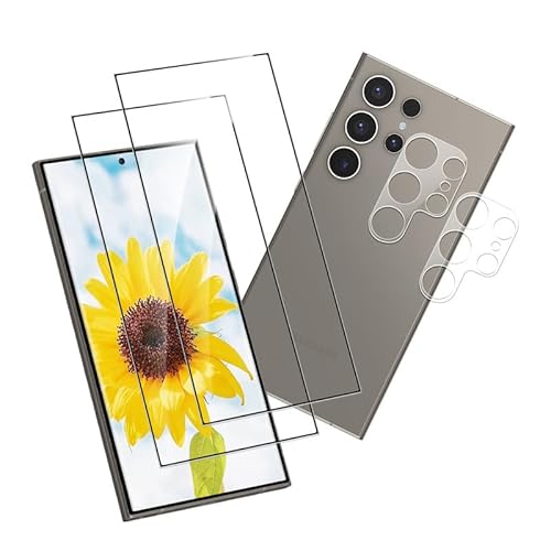Joywing für Schutzfolie Samsung Galaxy S24 Ultra Panzerglas und Kameraschutz, 9H Kratzfest Folie Samsung S24 Ultra Displayfolie, mit S24 Ultra 5G Schutzglas, Hohe Empfindlichkeit, 2+2 Stück Joywing für Schutzfolie Samsung Galaxy S24 Ultra Panzerglas und Kameraschutz, 9H Kratzfest Folie Samsung S24 Ultra Displayfolie, mit S24 Ultra 5G Schutzglas, Hohe Empfindlichkeit, 2+2 Stück von Joywing