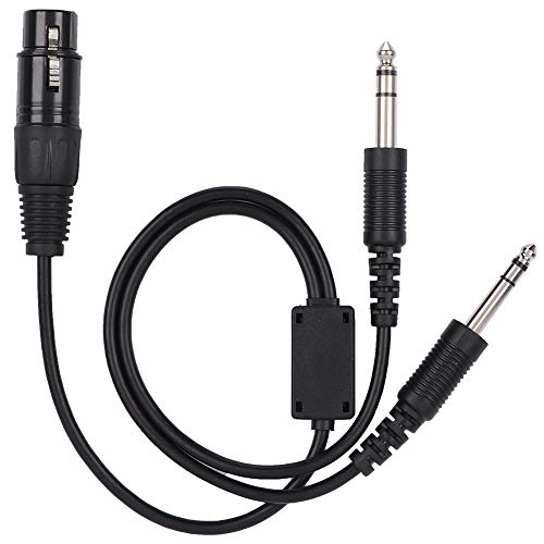 Joyzan Allgemeine Luftfahrt Zu Helikopter Headset Adapterkabel XLR Doppelstecker Auf Adapter 5 Polige Buchse Kopfhörerkabel Plug and Play Aviation Klinke Ergonomischem Design Y Splitter Audio Kabel Joyzan Allgemeine Luftfahrt Zu Helikopter Headset Adapterkabel XLR Doppelstecker Auf Adapter 5 Polige Buchse Kopfhörerkabel Plug and Play Aviation Klinke Ergonomischem Design Y Splitter Audio Kabel von Joyzan