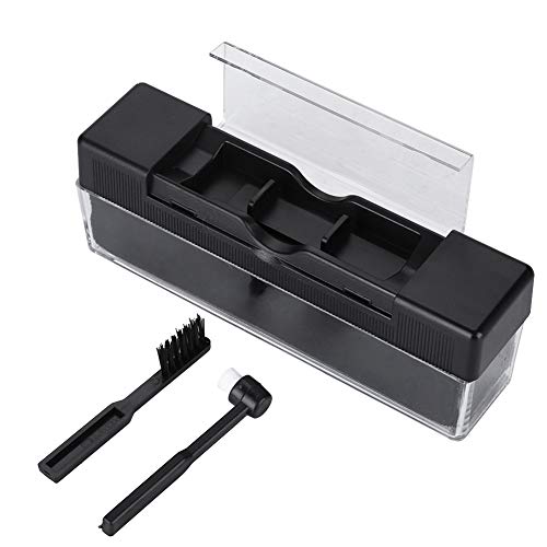 Antistatik Schallplattenbürste, Antistatische Flanell Reinigungsbürste 3-in-1 Antistatisches Schallplatten Reinigungsset Pflegeset Plattenspieler Nadeln Brush Reinigung Entfernt Schmutz Staub Schwarz von Joyzan