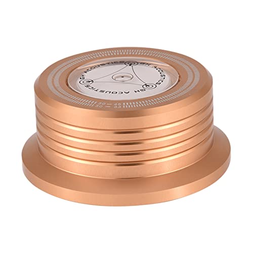 Joyzan Plattenspieler Stabilisator, Schallplattenklemme Schallplattengewicht 50Hz Disc Record Gewicht Clamp mit Wasserwaage Tragbare LP Klemme Metall Plattengewicht Vinyl Platten Player Stabilizer Joyzan Plattenspieler Stabilisator, Schallplattenklemme Schallplattengewicht 50Hz Disc Record Gewicht Clamp mit Wasserwaage Tragbare LP Klemme Metall Plattengewicht Vinyl Platten Player Stabilizer von Joyzan