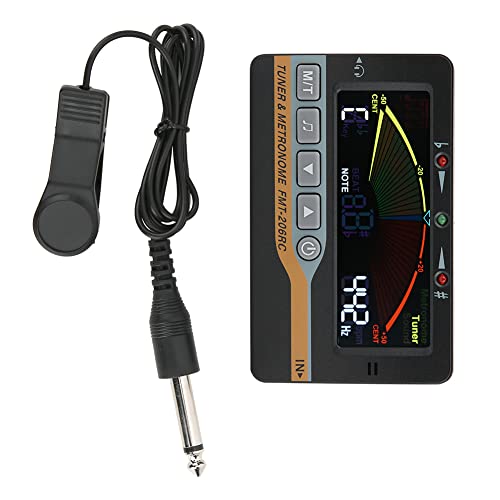 Metronom-Tuner, Digitaler Blasinstrument-Tuner 3 In 1 Metronom Stimmgerät Gitarre Tuner Tongenerator mit Pickup Clip Musikinstrumenten Zubehör für Chromatisches Saxophon Flöte Klarinette Windholz Metronom-Tuner, Digitaler Blasinstrument-Tuner 3 In 1 Metronom Stimmgerät Gitarre Tuner Tongenerator mit Pickup Clip Musikinstrumenten Zubehör für Chromatisches Saxophon Flöte Klarinette Windholz von Joyzan