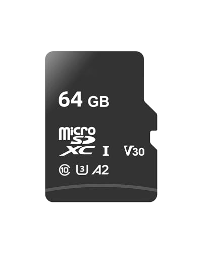 64 GB microSDXC UHS-I Speicherkarte – UHS-I, erweiterter Speicher für Smartphones von Jqimn