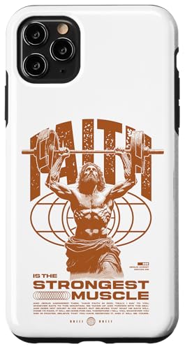 Glaube ist der stärkste Muskel Jesus Hülle für iPhone 11 Pro Max Glaube ist der stärkste Muskel Jesus Hülle für iPhone 11 Pro Max von Jrrts Jesus Fitnessstudio Designs