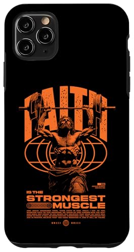 Glaube ist der stärkste Muskel Jesus Hülle für iPhone 11 Pro Max Glaube ist der stärkste Muskel Jesus Hülle für iPhone 11 Pro Max von Jrrts Jesus Fitnessstudio Designs