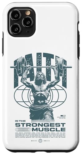 Glaube ist der stärkste Muskel Jesus Hülle für iPhone 11 Pro Max Glaube ist der stärkste Muskel Jesus Hülle für iPhone 11 Pro Max von Jrrts Jesus Fitnessstudio Designs