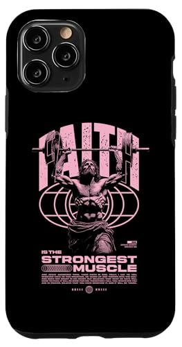 Glaube ist der stärkste Muskel Jesus Hülle für iPhone 11 Pro Glaube ist der stärkste Muskel Jesus Hülle für iPhone 11 Pro von Jrrts Jesus Fitnessstudio Designs