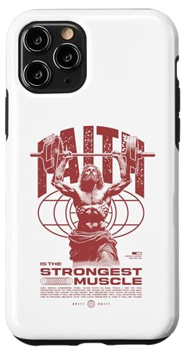 Glaube ist der stärkste Muskel Jesus Hülle für iPhone 11 Pro Glaube ist der stärkste Muskel Jesus Hülle für iPhone 11 Pro von Jrrts Jesus Fitnessstudio Designs