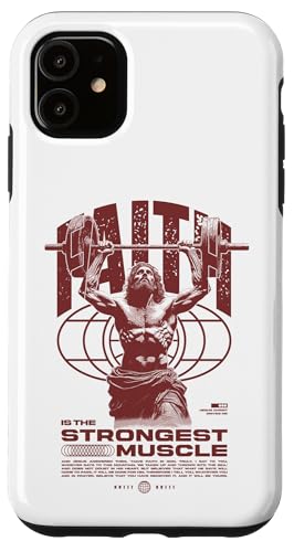 Glaube ist der stärkste Muskel Jesus Hülle für iPhone 11 Glaube ist der stärkste Muskel Jesus Hülle für iPhone 11 von Jrrts Jesus Fitnessstudio Designs