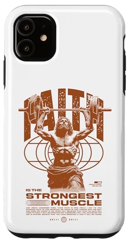 Glaube ist der stärkste Muskel Jesus Hülle für iPhone 11 Glaube ist der stärkste Muskel Jesus Hülle für iPhone 11 von Jrrts Jesus Fitnessstudio Designs