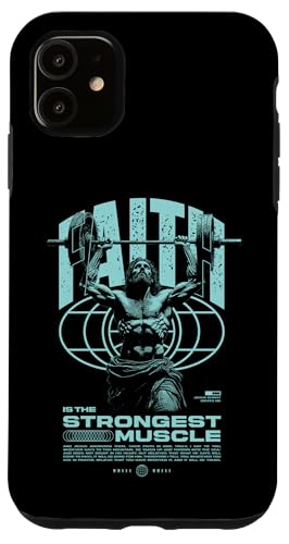 Glaube ist der stärkste Muskel Jesus Hülle für iPhone 11 Glaube ist der stärkste Muskel Jesus Hülle für iPhone 11 von Jrrts Jesus Fitnessstudio Designs