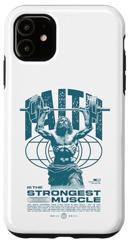 Glaube ist der stärkste Muskel Jesus Hülle für iPhone 11 Glaube ist der stärkste Muskel Jesus Hülle für iPhone 11 von Jrrts Jesus Fitnessstudio Designs