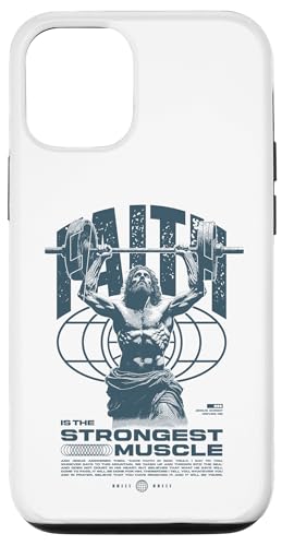 Glaube ist der stärkste Muskel Jesus Hülle für iPhone 12/12 Pro Glaube ist der stärkste Muskel Jesus Hülle für iPhone 12/12 Pro von Jrrts Jesus Fitnessstudio Designs