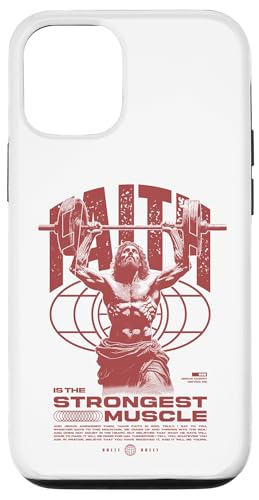 Glaube ist der stärkste Muskel Jesus Hülle für iPhone 12/12 Pro Glaube ist der stärkste Muskel Jesus Hülle für iPhone 12/12 Pro von Jrrts Jesus Fitnessstudio Designs